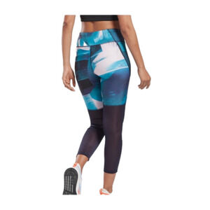 Seaport Teal 7/8 Reebok leggings NWT size large Speedwick athletic workout gym